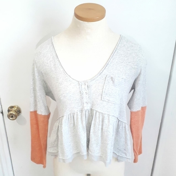 NWT Free People Heart of Mine Peplum Top Small - Picture 6 of 8